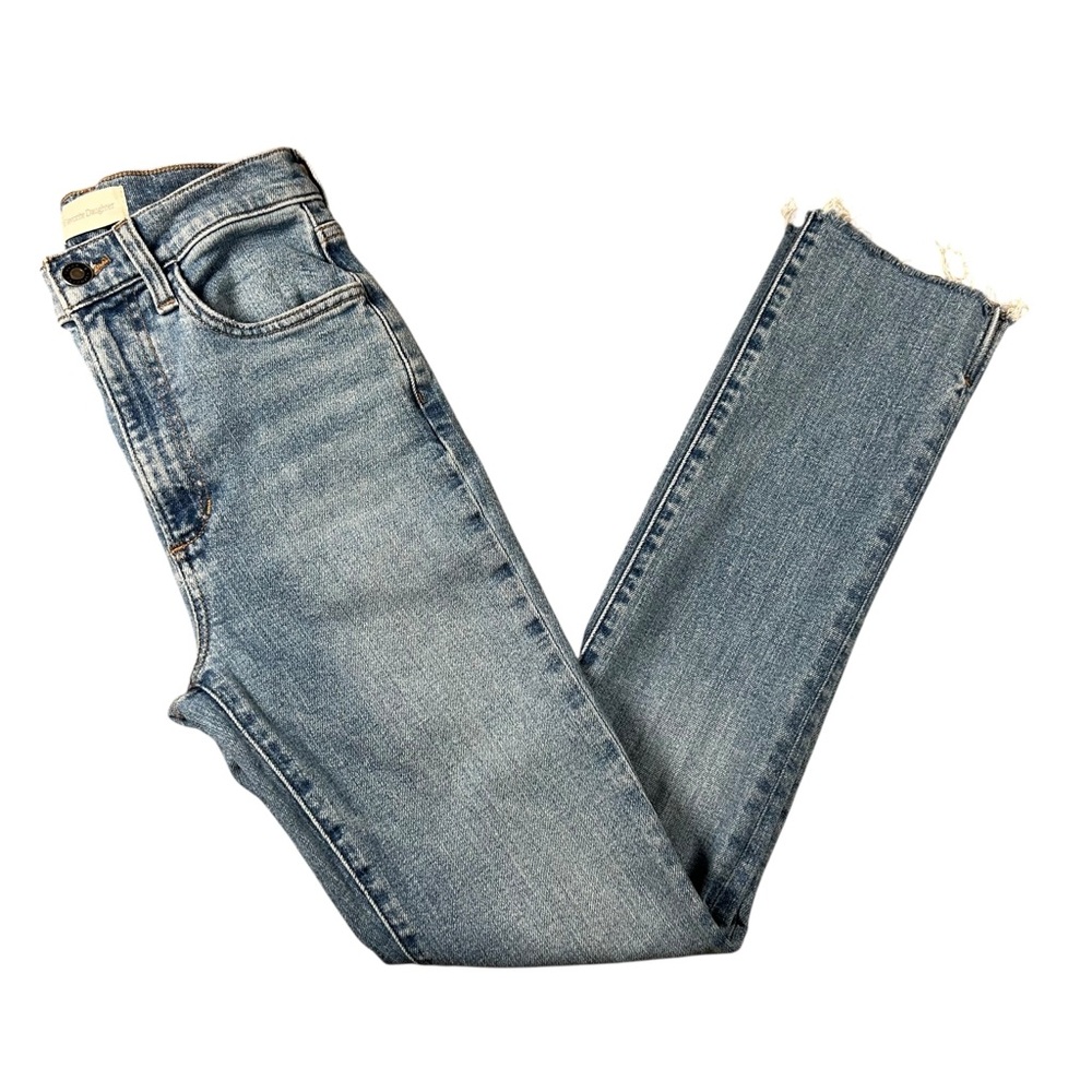 Favorite Daughter The Valentina Tower Super High Rise Cigarette Jeans 23